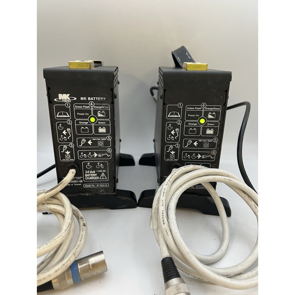 Two 24V battery Chargers With Cords MK‎ 24v